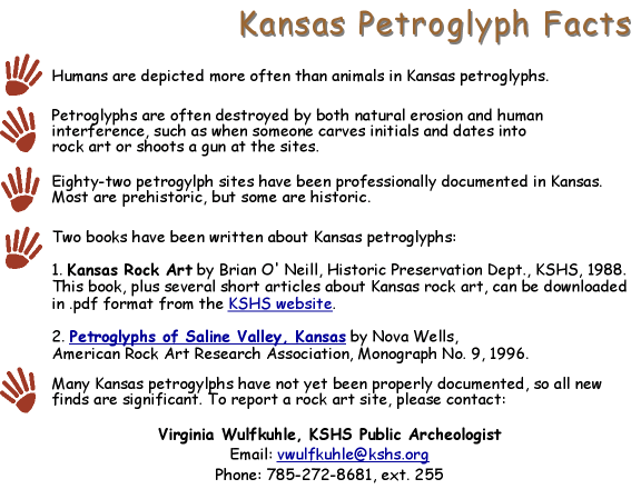 Kansas Petroglyph Facts